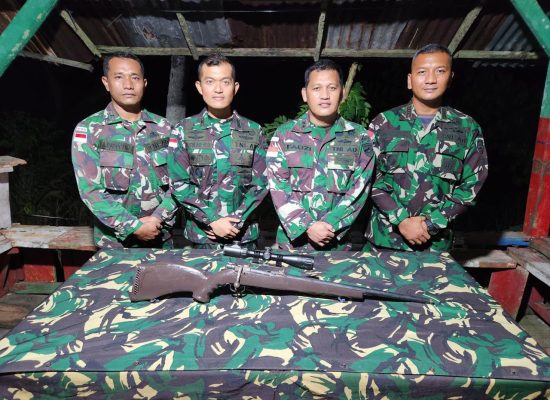 Pangdam I/BB Kembali Apresiasi Satgas Yonif 132/BS Usai Menerima 4 Pucuk Senpi dan 3 Munisi dari Simpatisan TPN-OPM