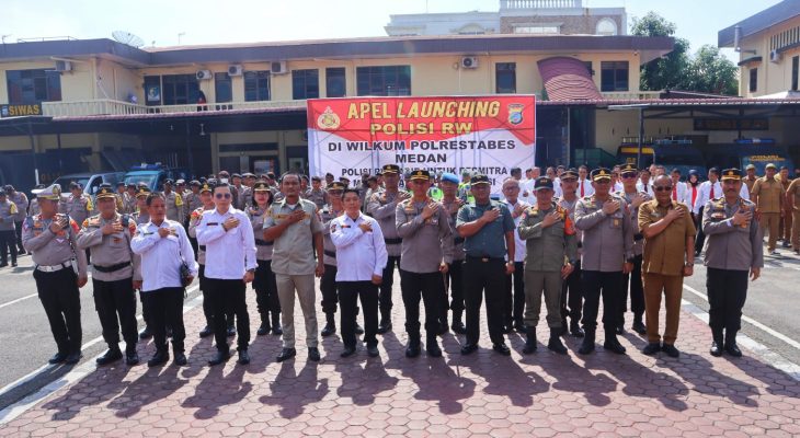 Launching Polisi RW, Kapolrestabes Medan : Sebagai Pelindung dan Pelayan Masyarakat