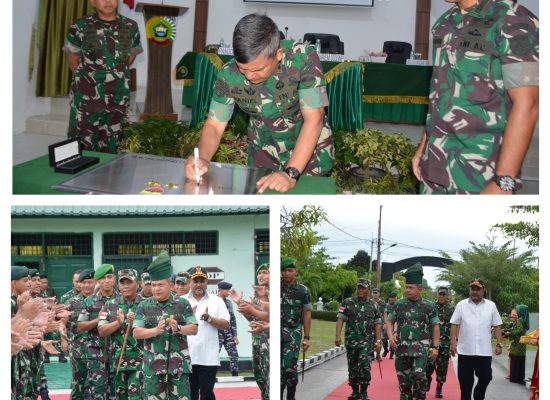 Pangdam I/BB Minta Prajurit Kodim 0317/TBK dan Kipan B Yonif RK 136/TS Laksanakan Dua Fungsi TNI