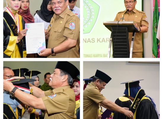 Wisuda 138 Lulusan SMK Tunas Karya, Wabup: Berusaha & Bekerja Lebih Keras Demi Keberhasilan di Masa Depan