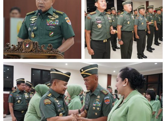 Terima Laporan Korps Kenaikan Pangkat Pati, Kasad : Jadilah Agent of Change di Satker Masing-Masing