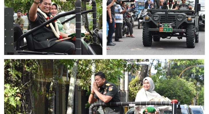 Tumpah Ruah Masyarakat Melepas Brigjen TNI Dody Triwinarto