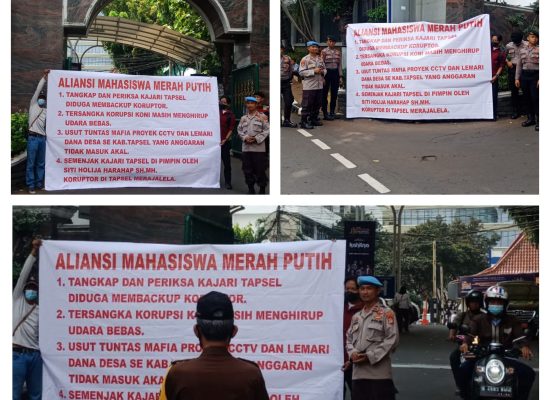Tuntut Kajari Tapanuli Selatan di Periksa dan di Copot, Mahasiswa asal Tapsel Demo di Kejagung RI