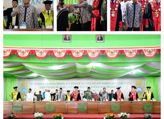 Hadiri Wisuda Sarjana dan Santri Pesantren Darul Arafah Raya Bupati: Adab Lebih Penting dari Ilmu