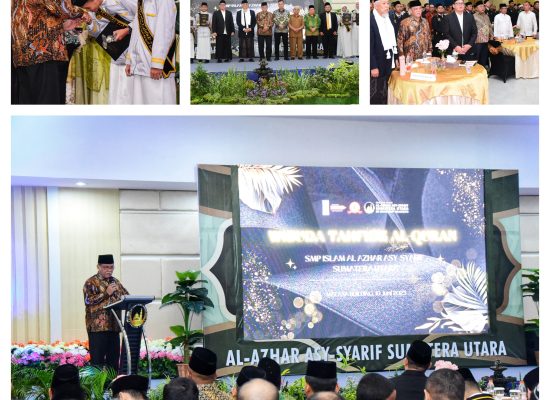 Wisuda 153 Santri Islam Al Azhar Asy-Syarif Sumut, Wabup: Semoga Jadi Sumber Daya Insani Berkualitas & Berakhlakul Karimah