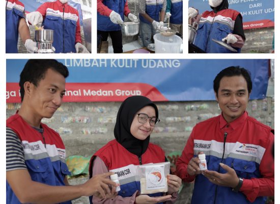 Mengolah Limbah Kulit Udang Ala Fuel Terminal Medan Group
