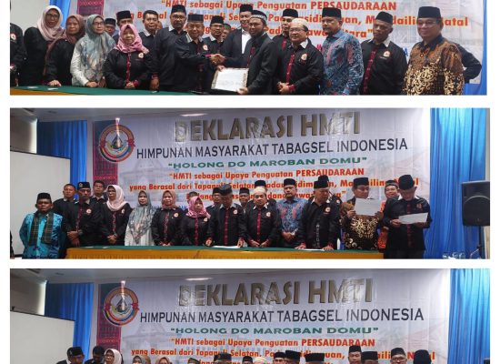 Himpunan Masyarakat Tabagsel Indonesia Resmi Deklarasikan Diri
