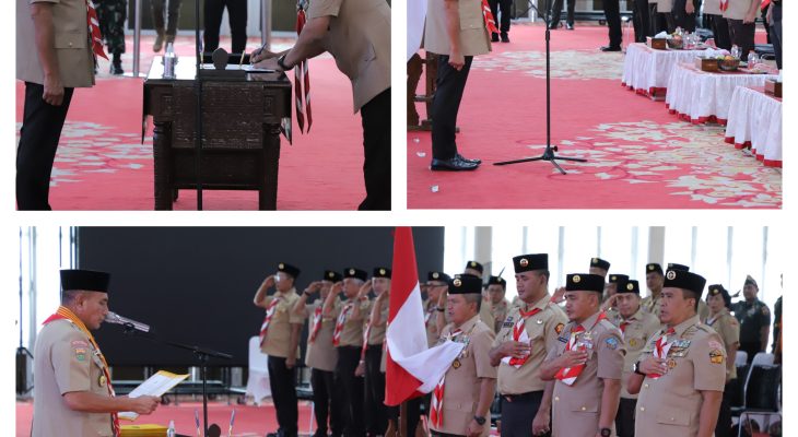 Pangdam I/BB Dilantik Sebagai Ketua Mabi Saka Pramuka Wirakartika Sumut 2019-2024