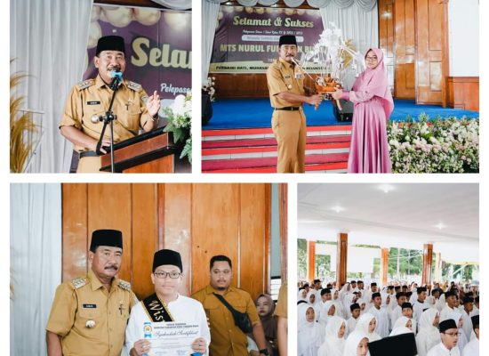 Walikota Binjai Hadiri Wisuda Tahfiz dan Pelepasan Siswa Kelas IX MTs Nurul Furqoon Binjai