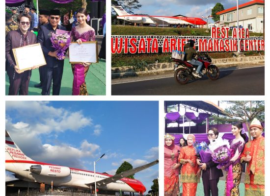 Rest Area Wisata Arifin Manjakan Pengunjung di Resto Dalam Pesawat Kepresidenan