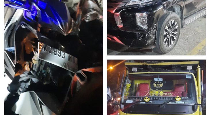 Diseruduk Truk Nabrak Pajero Lagi, Pelajar Tewas, Mahasiswa Luka Ringan