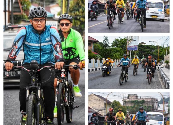 Jaga Kebugaran, Danrem 023/KS laksanakan Olahraga Gowes