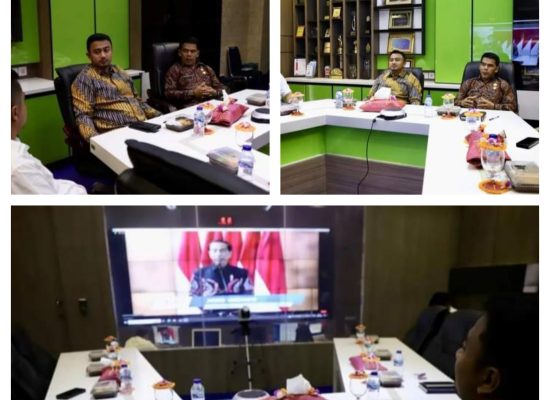 Wawako kota Binjai daring Rapat Koordinasi Nasional Pengawasan Intern 2023.