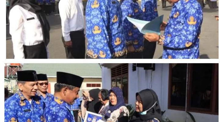 Apel gabungan, Walikota Serahkan (SK) Pengangkatan PNS dan PPPK Tenaga Kesehatan