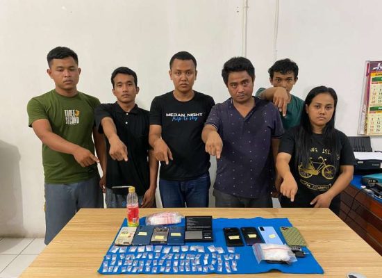 Polres Pematangsiantar Amankan 7 Pengedar dan 247 Paket Sabu-sabu