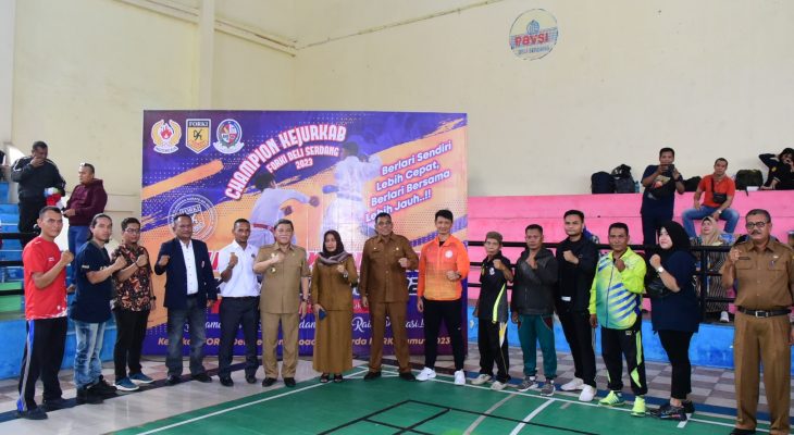 Kejurkab FORKI Deli Serdang Diikuti 400 Karateka
