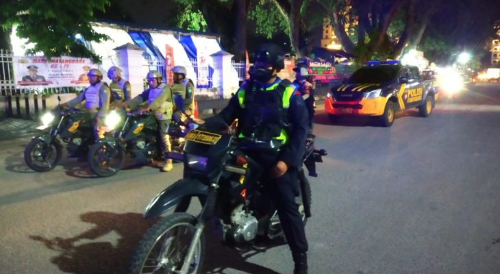 Tumpas Begal dan Geng Motor, Polrestabes Medan Gelar KRYD Patroli Skala Besar