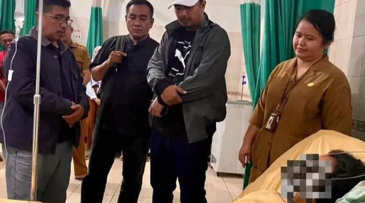 Wakil Walikota Binjai Kunjungi Korban Kecelakaan Tunggal Jembatan Namukur