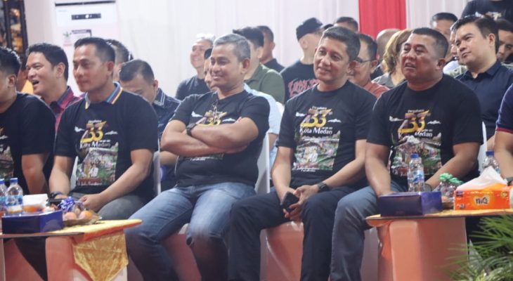 Kapolrestabes Medan Hadiri Penyerahan Hadiah Pawai Karnival di Lapangan Benteng