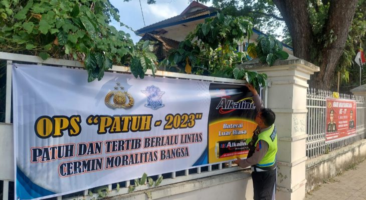 Satlantas Polrestabes Medan Sosialisasi Operasi Patuh Toba 2023 di Seputaran Lapangan Merdeka