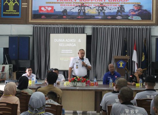 Gandeng Yayasan Medan Plus, Lapas Binjai Kanwil Kumham Sumut Gelar Family Group Support