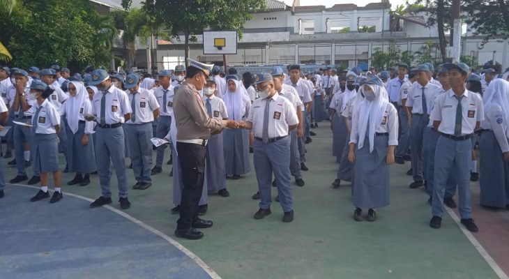 Satlantas Polrestabes Medan Sosialisasi Tertib Berlalulintas ke Sejumlah SMA