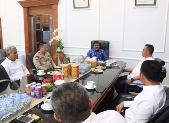 Kapolres Binjai Berserta Dandim 0203LKT Kunjungi Pemko Binjai
