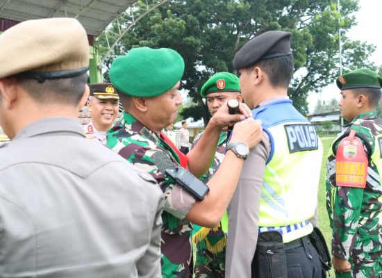 Dandim 0309/Solok Pimpin Apel Gelar Pasukan Pam VVIP Kunjungan Kerja RI 4