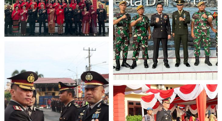 Polresta Deli Serdang Gelar Upacara Peringatan Hari Bhayangkara ke-77