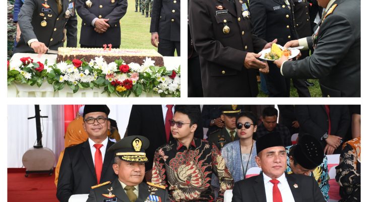 Peringatan HUT Ke-77 Bhayangkara di Poldasu, Pangdam I/BB: Semoga Terwujud Polri Presisi untuk Negeri
