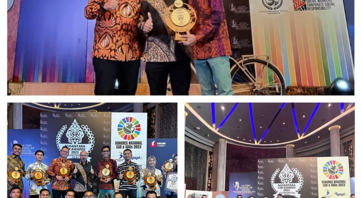 Pertamina Patra Niaga Reg Sumbagut, Raih 18 Penghargaan dan Mendapat Predikat PLATINUM Nusantara CSR Awards 2023