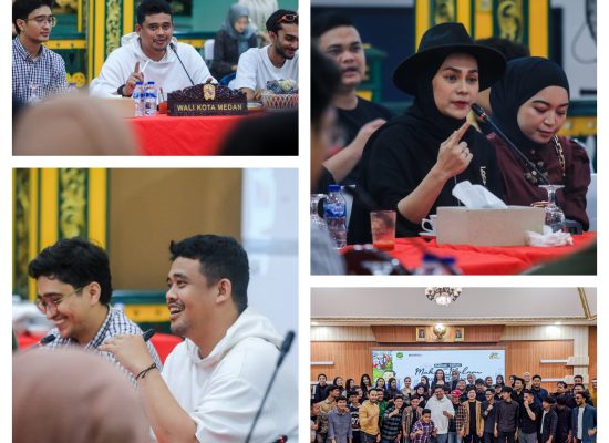 Bertemu Dengan Influencer dan Konten Kreator, Ini yang Dibahas Bobby Nasution