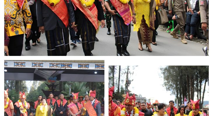 Pangdam I/BB Bersama Forkopimda Sumut Hadiri Festival Bunga dan Buah di Kota Berastagi