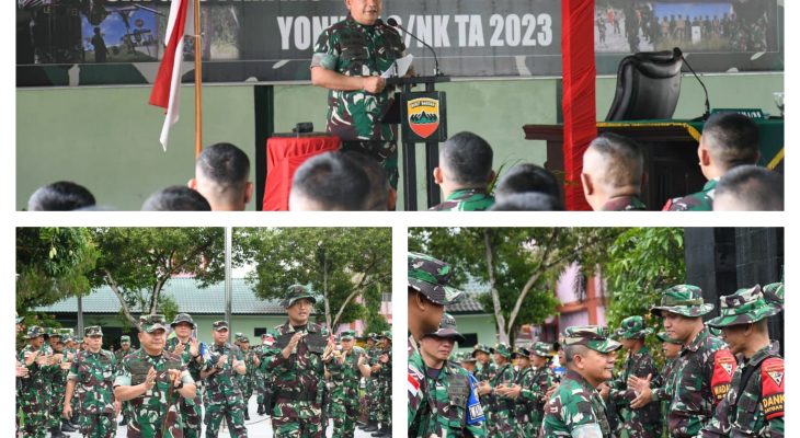 Latihan Pratugas Yonkav 6/NK Pangdam I/BB Berikan Jam Pimpinan