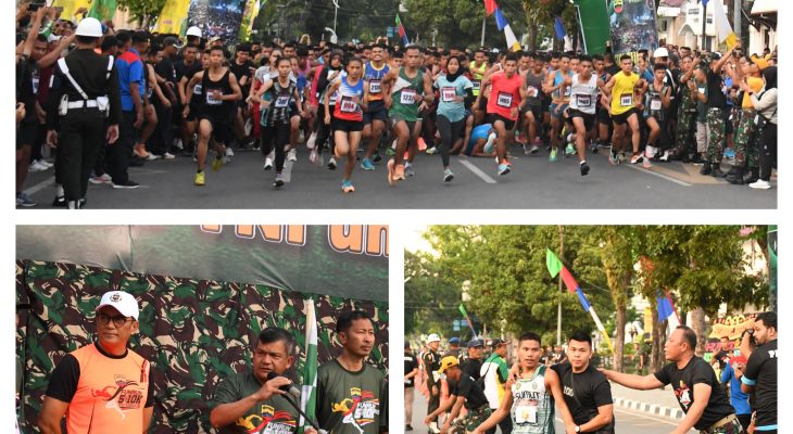 Pangdam Bersama 20 Ribu Warga Jajal Fun Run 5 & 10K Bukit Barisan 2023