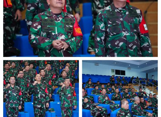 Pangdam I/BB Ikuti Vidcon Gladi Posko Latgab TNI 2023 dari Seskoal Jakarta