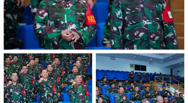 Pangdam I/BB Ikuti Vidcon Gladi Posko Latgab TNI 2023 dari Seskoal Jakarta