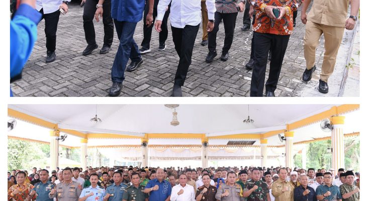 Gubsu Edy Rahmayadi dan Plt Bupati Syah Afandin, Silaturahmi Bersama Forkopimda dengan Warga Langkat