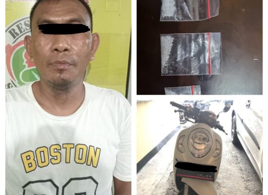 Polres Binjai Amankan Pengedar Sabu Beserta Barang Bukti