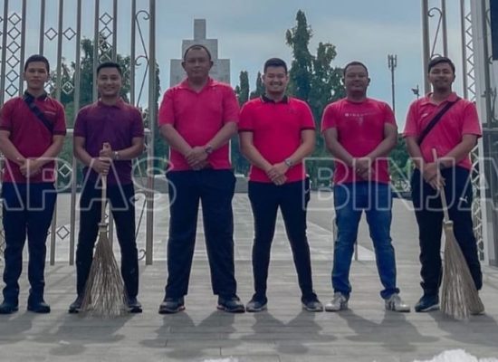 Lapas Binjai Ikuti Rangkaian Kegiatan HDKD Ke 78 Kanwil Kumham Sumut di TMP Bukit Barisan