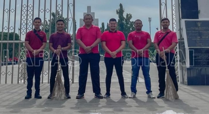 Lapas Binjai Ikuti Rangkaian Kegiatan HDKD Ke 78 Kanwil Kumham Sumut di TMP Bukit Barisan