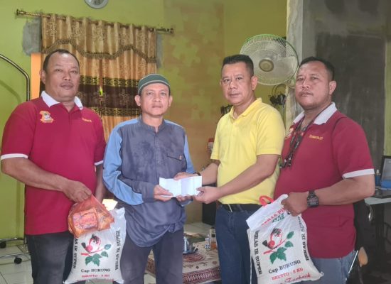 Pimred Pilar Empat.Com Terharu Dijenguk Ketua Pewarta Polrestabes Medan