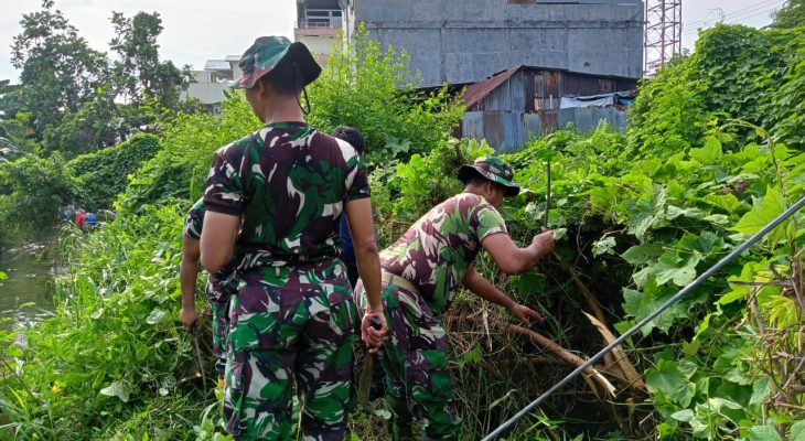 Karya Bhakti Wujud Nyata Pengabdian TNI |Prajurit Petarung Kodim 0201/Medan Berkolaborasi dengan FKPD Kota Medan