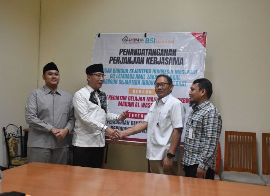 BSI Maslahat Bersama PKBM Madani Al Washiyyah Bekerjasama  Jalankan Beasiswa Pendidikan Bagi Siswa Dhuafa