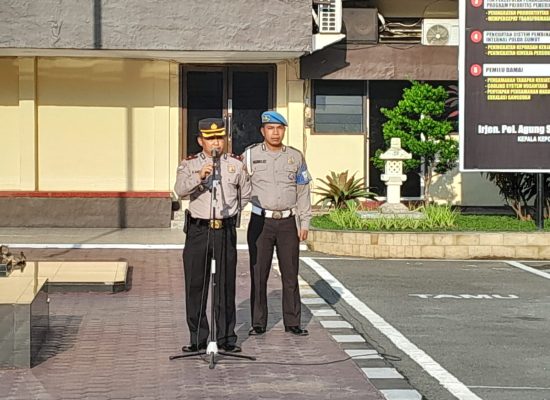 Ini yang Disampaikan Kasat Binmas Polrestabes Medan Saat Pimpin Apel Pagi