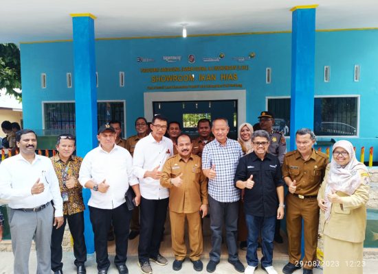 Seremonial Penyerahan Showroom Ikan Hias, Gapura Agrowisata Paloh Naga dan Penanaman Pohon di Wilayah Deli Serdang oleh PT Angkasa Pura II dan PT Angkasa Pura  Aviasi.