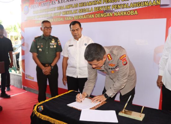 Polrestabes Medan Launching Kampung Bebas Narkoba di Jermal 15