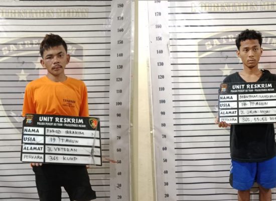 Melawan Saat Pengembangan, Polsek Percut Tembak Seorang Dari 2 Penjahat Yang 11 Kali Beraksi