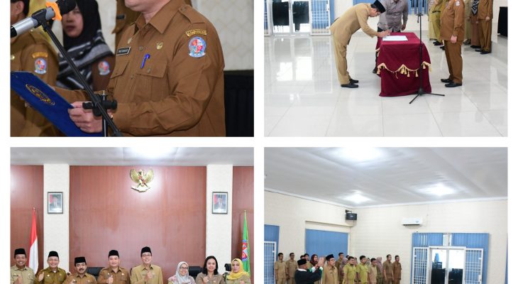 Sekda Lantik Jeffrey Siregar Jadi Kabag Administrasi Pembanggunan