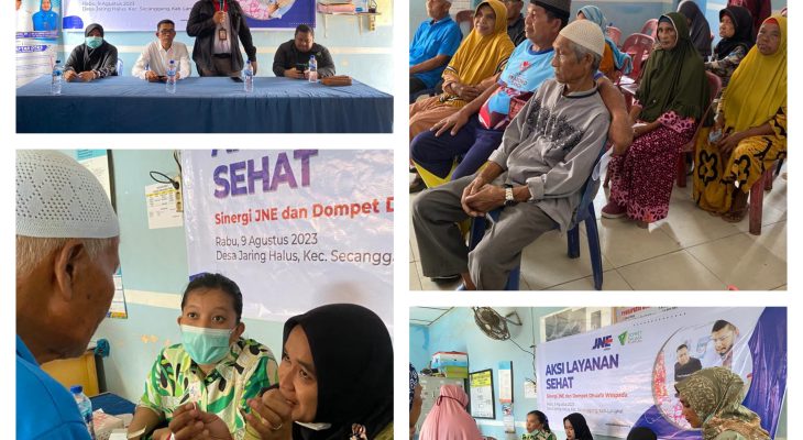 Dompet Dhuafa Waspada dan JNE Medan Gelar Aksi Layanan Sehat di Jaring Halus